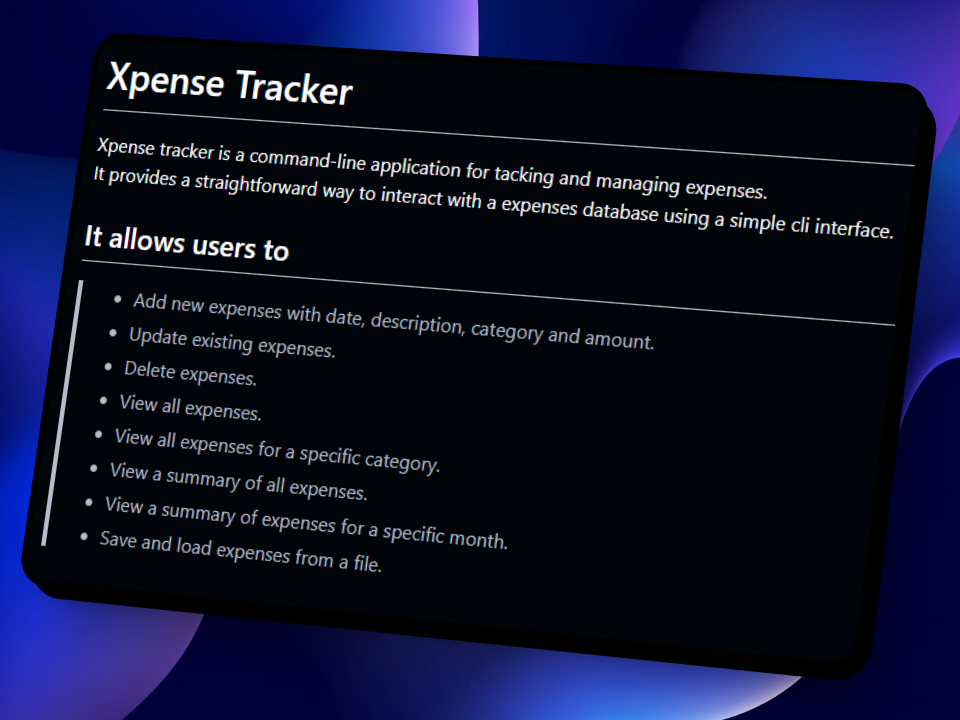 Xpense tracker img